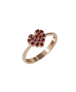 Anelli Lunati | Anello Cuore Red - Lunati Gioielli